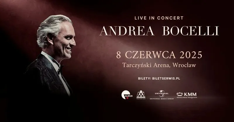 Gdzie odbędzie się koncert Andrea Bocelli